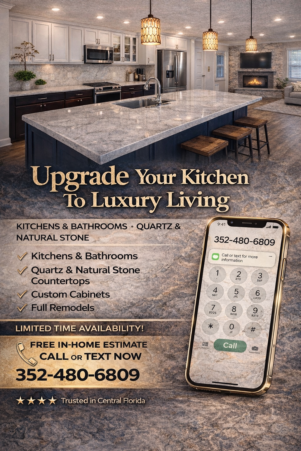 Upgrade Your Kitchen To Luxury Living - Free In-Home Estimate